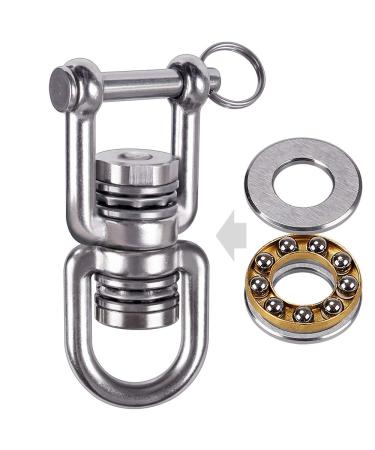 BeneLabel Swing Swivel with 2 Bearing, 360 Rotation, 770LB Capacity, Safest Rotational Device Hanging Accessory for Web Tree Swing, Aerial Dance, Children's Swing, Yoga Swing Sets Open - Buy Online on GoSupps.com