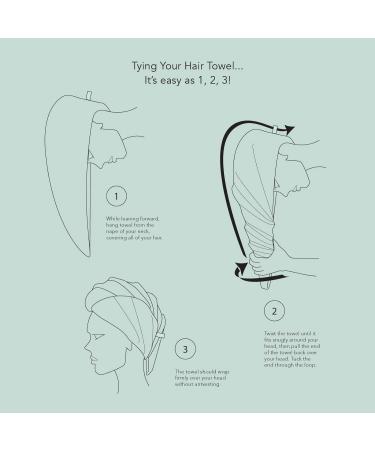 Women's Bamboo Towel Set - Hair Drying Towels & Cotton Hair Wraps - One Size Barely Pink/Rose Red - 2 Pack - Buy Online on GoSupps.com
