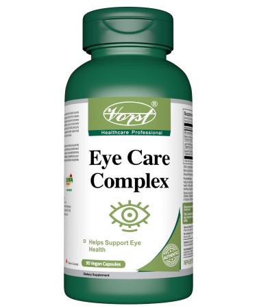 VORST Eye Care Supplement 90 Vegan Capsules | Contains Bilberry Lutein Zeaxanthin & Beta Carotene | Vision Complex for Eyesight & Dry Eyes | Powder Pills | Perfect for Adults (Including 50 plus) | 1 Bottle 90 count (Pack of 1)