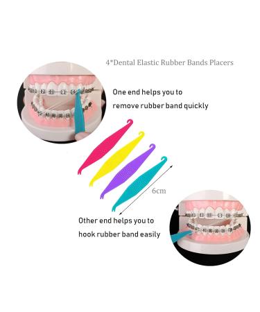 HRASY 7-Piece Mussitation Design Set - Complete with Stopping Case Alignment Tool Rubber Bands & Cleaning Brush | White/Opulent Garden - International Shipping Available - Buy Online on GoSupps.com