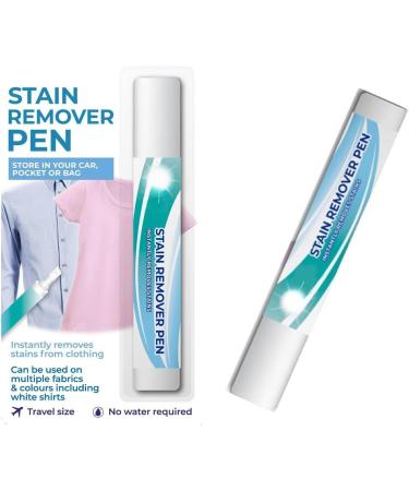 Stain Remover Pen - Instantly Remove Stains from Clothes, Trainers, and Handbags - Travel-Friendly Solution for Wine, Coffee, and Food Spills - Quick Drying & Non-Toxic - 1PC - Buy Online on GoSupps.com
