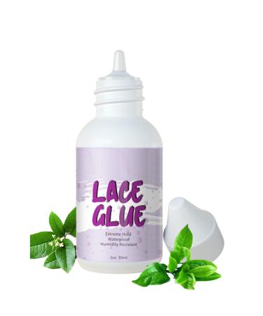 Wig Glue Invisible Lace Adhesive Glue Hair Replacement Bonding Glue For Wigs Toupee Systems Lace Hairpiece Hair Closure Strong Hold Waterproof Transparent Formulated For Oily Skin 1.3 Oz