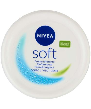 Beiersdorf NIVEA Soft multifunctional cream 1 x 300 ml moisturizing and refreshing cream for face body and hands quickly absorbed enriched with vitamin E and jojoba oil