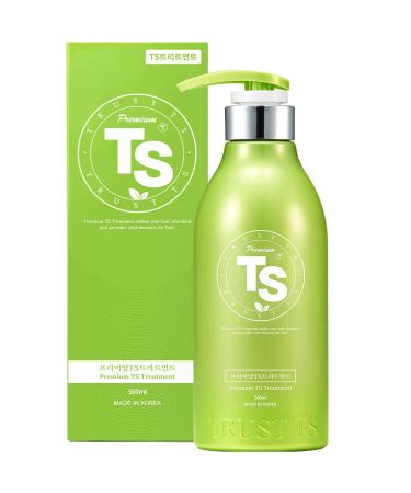 Premium TS Treatment (16.9 Fl Oz) | Therapy Treatment for Dry Damaged hair and Scalp| Phytoncide Scent with Essential Oil & Biotin & Natural Ingredients | Sulfate Free | Men & Women (All Hair Types)