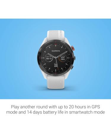 Garmin Approach S62 Smartwatch Golf - White/Opulent Garden | International Shipping Available - Buy Online on GoSupps.com