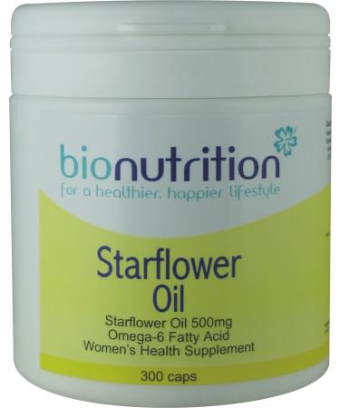 Bio Nutrition Starflower Oil 500mg : Women's Health Supplement : 300 caps
