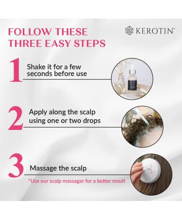 Kerotin Intensive Hair Growth Serum - Boost Natural Hair Growth, Reduce Loss - Promotes Longer, Thicker Hair - Buy Online on GoSupps.com