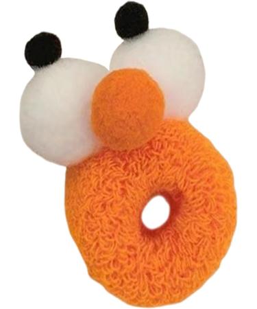 Funny Hair Clips | Ponytail Holders - High Elasticity Big Eyes Funny Hair Ties Girls Daily Hair Accessories For Playful Styles & Firm Grip Orange - Buy Online on GoSupps.com
