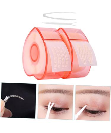 FOMIYES Tape 4 Rolls Double Eyelid Sticker Lifting Belt Eyelid Stickers Droopy Eye Lifter Strips Heart-shaped Double Eyelid Glue 1 count (Pack of 1) As Shownx2pcs - Buy Online on GoSupps.com