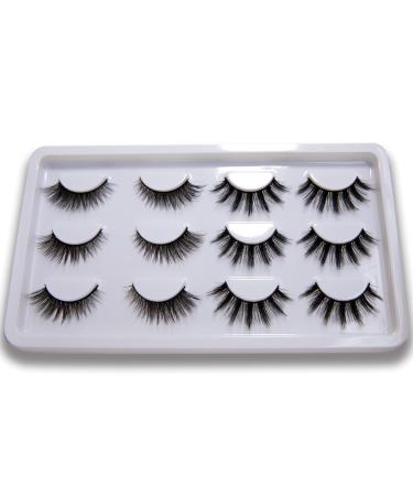 Shop Yzepwaz Mink Fluffy Cat Eye Lashes - 6 Pairs of Wispy Fake Eyelashes for Daily Makeup - Natural Looks & International Shipping - Buy Online on GoSupps.com