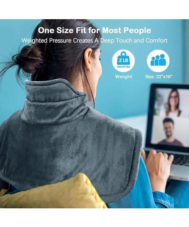 DIYFAIR Heating Pad for Neck & Back | Automatic Switch-Off | 4 Timer Modes | Relieve Pain with Comfort - Buy Online on GoSupps.com