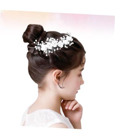Housoutil Womens Barrettes for Hair Teasing Combs for Women Goody Hair Clips for Women Pearl Hair Comb for Women Pearl Hair Barrettes Tiara Hair Comb for Bride Accessories Small and Fresh - Buy Online on GoSupps.com