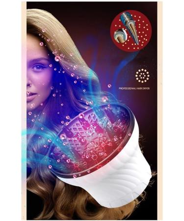 dinio Universal Interface Hair Dryer Hood for Hair Salon Hood Blowing Curly Hair Styling Styling Accessories Black - Buy Online on GoSupps.com