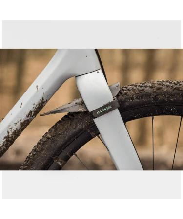 Ass Savers Mudder Mini - Bike Mudguard for Face & Headset Protection | Easy Fit with Anti-Slip Straps | Fits Cross & Gravel Forks 32-55mm | Small & Lightweight Black - Buy Online on GoSupps.com