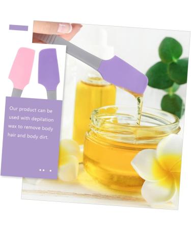 Gogogme 4-Piece Silicone Wax Spatula Set | Portable Hair Removal Accessories | Multifunctional Household Wax Tools - Buy Online on GoSupps.com