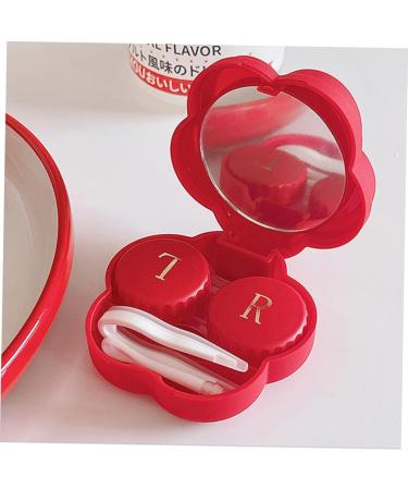 Solustrie Colored Contact Lenses Container Set | Durable Eye Lens Case for Cosmetic Lenses | Invisible Design for International Shipping - Buy Online on GoSupps.com