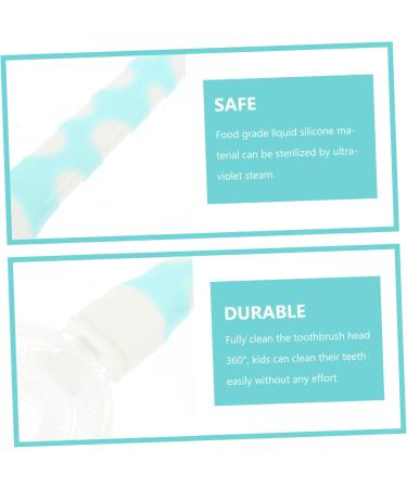 Gleavi 3ST U-Shaped Children's Toothbrush | 360 Mouth Cleaning Brush | Food-Grade ABS | Toddler Training Toothbrush (1 Pack) - Buy Online on GoSupps.com