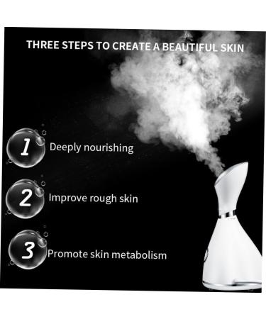 FOMIYES 2pcs Hot Spray Hydrating Facial Sprayer Steaming Face Instrument Nano Cleansing Instrument White - Buy Online on GoSupps.com