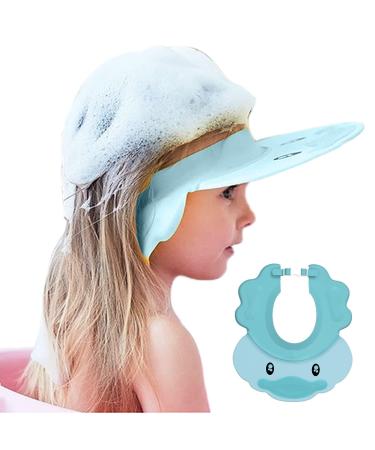 Ityoos 1 piece of shampoo protection for children baby shampoo cap shower hood children adjustable shower hood for children baby shower hood baby elephant shampoo ear cap for toddler baby care in blue - Buy Online on GoSupps.com