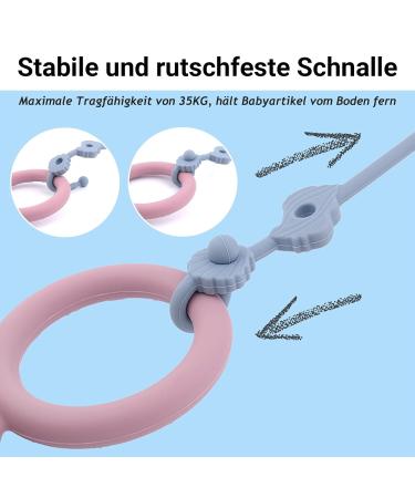 Buy BPA-Free Silicone Baby Toys & Pacifier Chains | Cup Catcher & Seat Belt Accessories for Strollers & Car Seats - Buy Online on GoSupps.com