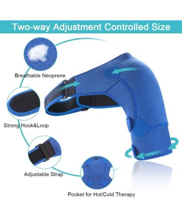 Buy Health Gear Shoulder Support Brace - Breathable Shoulder Protector for Pain Relief (Small Size 31-38in) - International Shipping Available - Buy Online on GoSupps.com