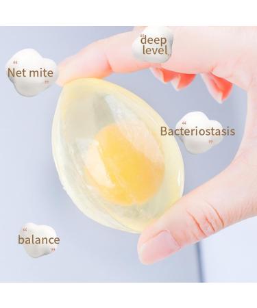 Eggs Soap | Collagenss Soaps | Skin Moisturize Natural Egg Infused Face Bath Soaps Bar for Cleansing Brightening Moisturizing Bath Soap Suitable Use Pimple Removal Skin Care Cleansing - Buy Online on GoSupps.com