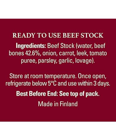 Chef All Natural Beef Stock 1 Litre - Pack of 1 | High-Quality Ingredients - Buy Online on GoSupps.com
