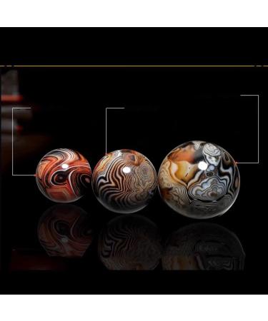 Unbit Stress Ball & Magnetic Ball Stretcher - Natural Agate Health Massage Balls (42mm) for Hand Exercise - Worldwide Shipping - Buy Online on GoSupps.com