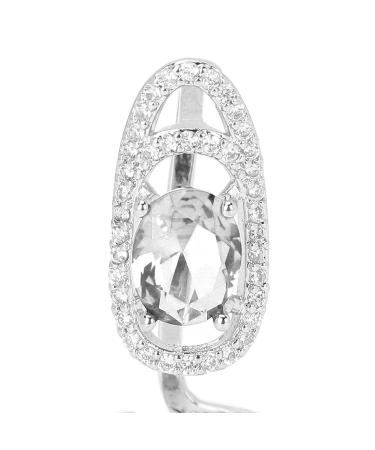 Exquisite White Fingernail Ring - Portable Nail Cover Art Decoration for Daily Use & Dance Parties - Buy Online on GoSupps.com