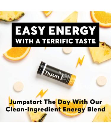Nuun Energy Caffeine B Vitamins Ginseng Electrolyte Drink Tablets - 40 Count Mixed Flavors (Pack of 4) - Buy Online on GoSupps.com