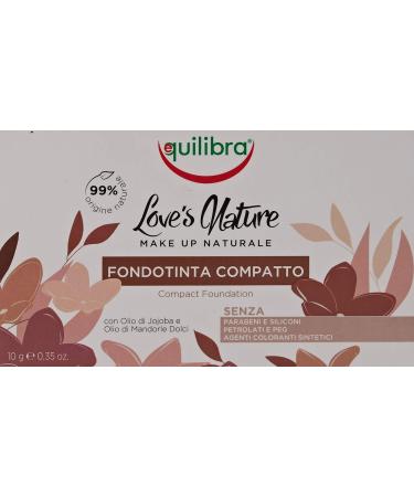 Equilibra Love's Nature Compact Foundation Light Beige - Buy Online on GoSupps.com