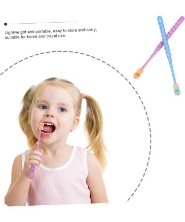 TOVINANNA 28 Pack Soft Children's Toothbrushes with Dental Floss | Toddler & Kids Oral Care Perfect for Girls - Buy Online on GoSupps.com