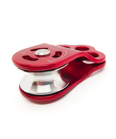 EMMRAGNO 30KN Climbing Single Pulley | Three Hole Hitch Bearing Pulley for Rock Climbing, Rappelling & Zipline Sports - Buy Online on GoSupps.com