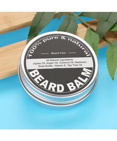 Organic Bart Balm for Men - 60g Beard & Mustache Care Wax | Moisture & Shaving Balm Gift - Buy Online on GoSupps.com