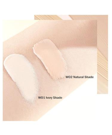 ADMD Light Fog Hydrating Waterproof Foundation - Long Lasting and Full Coverage (Ivory) - Buy Online on GoSupps.com
