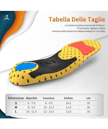 Reflections Orthopedic Insoles for Heel Spurs & Flat Feet - Gel & Memory Foam Inserts for Men & Women Sizes 38.5-40.5 - Perfect for Hiking & Work Shoes - Buy Online on GoSupps.com