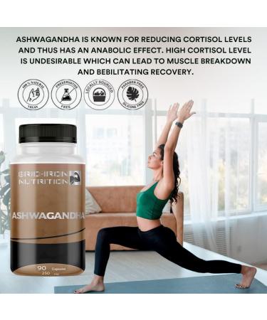 GRID-IRON NUTRITION Ashwagandha 750mg High Potency Fast Absorption - Promotes Positive Mood & Healthy Immunity - 90 Count, One Month Supply - Buy Online on GoSupps.com