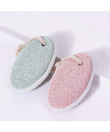 Heallily Pumice Stone for Feet - Exfoliating Dry Skin Remover - Foot Scrubber for Hands, Heels & Body - Pink - Buy Online on GoSupps.com