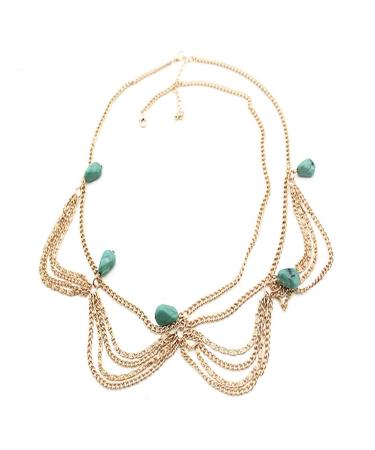 Frcolor 2 Pieces Bohemian Rhinestone Head Chain & Tassel Hairband for Weddings | Elegant Leaf Headpiece for Brides - Buy Online on GoSupps.com