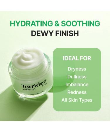 Torriden BALANCEFUL Cica Cream - Hydrating & Soothing Moisturizer with 5 Centella Asiatica Extracts for Oily, Combo, and Sensitive Skin - Buy Online on GoSupps.com