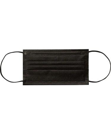 500-Pack Liberty Masks | Made in USA | Black 3-Ply Disposable Face Masks | Adjustable Nose Wire | Breathable & Lightweight | Soft Elastic Ear Loops - Buy Online on GoSupps.com