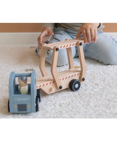 Buy Little Dutch 7095 FSC Wooden Car Transporter with 4 Cars - Eco-Friendly Toy for Kids | International Shipping Available - Buy Online on GoSupps.com