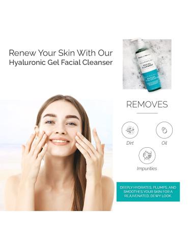 VITAMINS AND SEA BEAUTY Hyaluronic Gel Facial Cleanser with Blue Sea Kale + Marine Hyaluronic, 8 fl oz - Buy Online on GoSupps.com