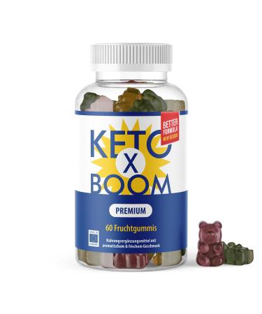 Ketoxboom Gummies - Ketoxboom Gummies - 60 pieces per can | Fruit gummies | natural plant flavor 1x