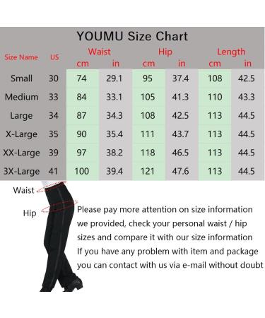 YM YOUMU Men Latin Salsa Dance Pants Ballroom Practice Trousers D029 Black B Small - Buy Online on GoSupps.com