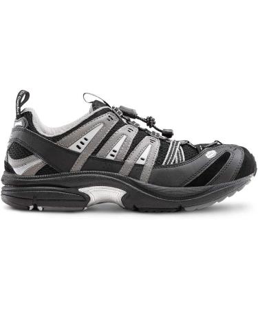 Dr. Comfort Men's Performance-X Diabetic Shoes - Double Depth Therapeutic Shoes - Size 11 Black/Grey - Buy Online on GoSupps.com