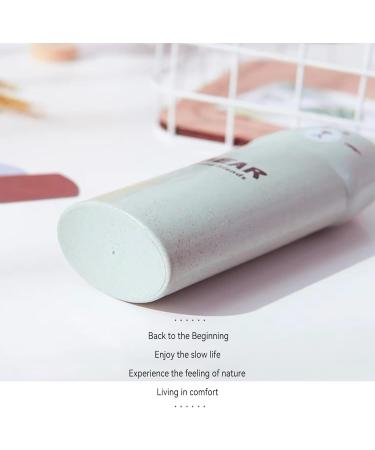 Dbaily Kids Toothbrush Set - 3 Travel Toothbrushes & Case | Waterproof Bear Design for Camping & School - Pink Green Beige - Buy Online on GoSupps.com