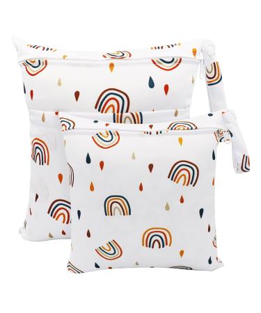 NVTRSD 2 pieces Wetbag kindergarten cloth diapers diaper bag for on the way casual diaper bag Wetbag small reusable for wet bag swimming diaper bag personalized