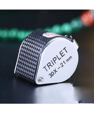 Magnifying Glasses Vision aids 30X Folding Portable Magnifying HD Glass Lens for Jewelry Repair Security Identification Tool Silver 24 * 25 * 60mm Stationery Office Supplies 1PCS Journey - Buy Online on GoSupps.com