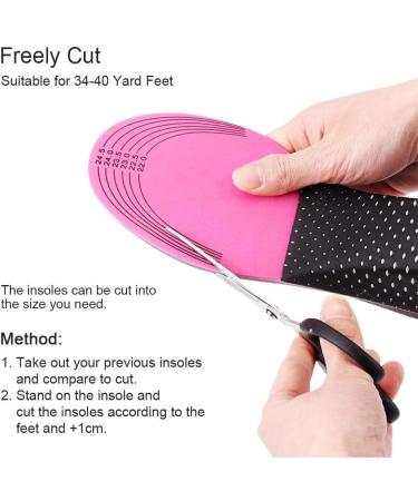 Height Increasing Insoles - 3CM Shock Absorbing EVA Heel Lift Inserts | Customizable Comfort for Sports & Daily Use - Buy Online on GoSupps.com